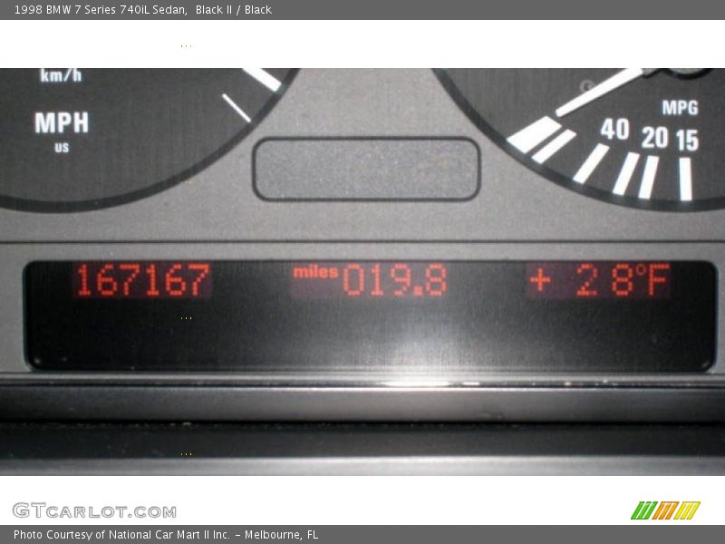 Black II / Black 1998 BMW 7 Series 740iL Sedan