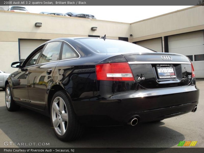 Brilliant Black / Black 2008 Audi A6 3.2 quattro Sedan