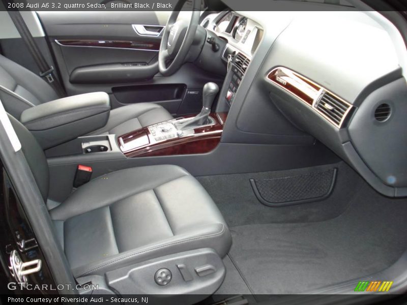 Brilliant Black / Black 2008 Audi A6 3.2 quattro Sedan