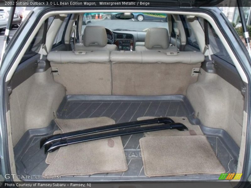 Wintergreen Metallic / Beige 2002 Subaru Outback 3.0 L.L.Bean Edition Wagon