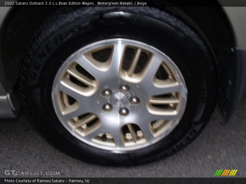 Wintergreen Metallic / Beige 2002 Subaru Outback 3.0 L.L.Bean Edition Wagon