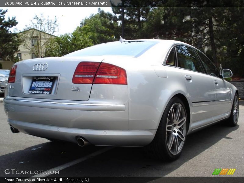 Ice Silver Metallic / Amaretto 2008 Audi A8 L 4.2 quattro