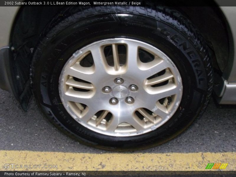 Wintergreen Metallic / Beige 2002 Subaru Outback 3.0 L.L.Bean Edition Wagon