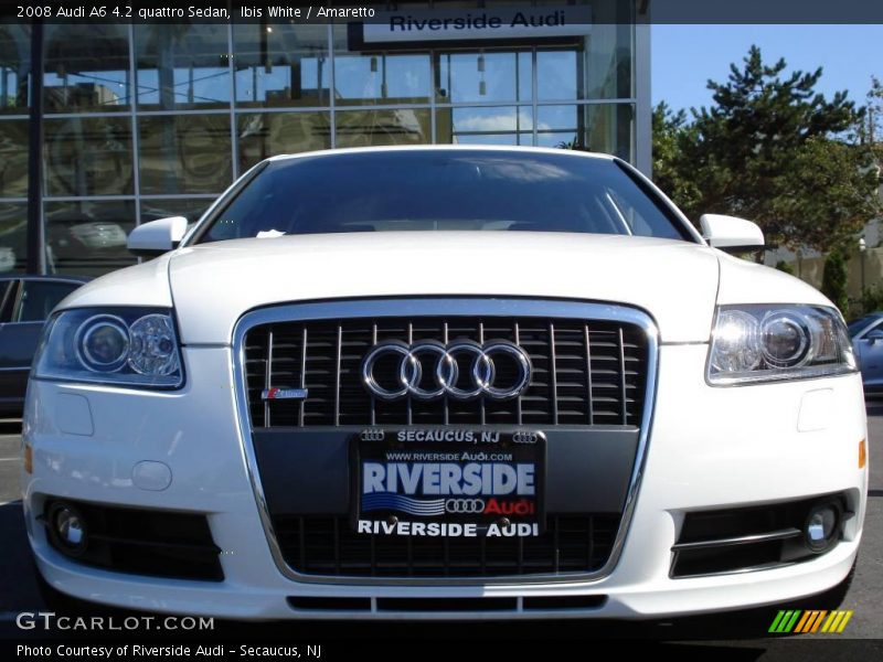 Ibis White / Amaretto 2008 Audi A6 4.2 quattro Sedan