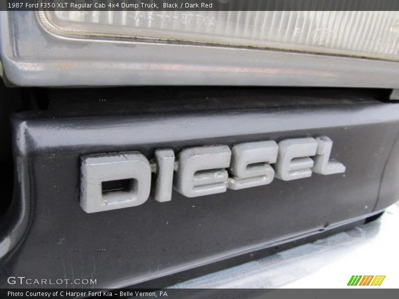  1987 F350 XLT Regular Cab 4x4 Dump Truck Logo