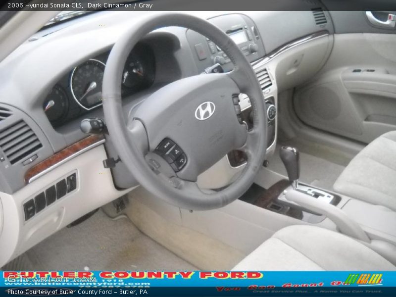 Dark Cinnamon / Gray 2006 Hyundai Sonata GLS