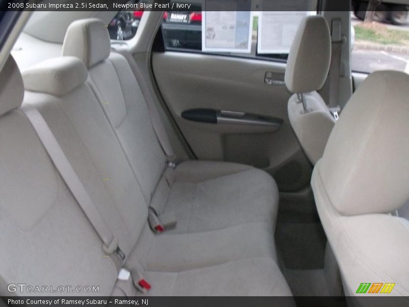 Newport Blue Pearl / Ivory 2008 Subaru Impreza 2.5i Sedan