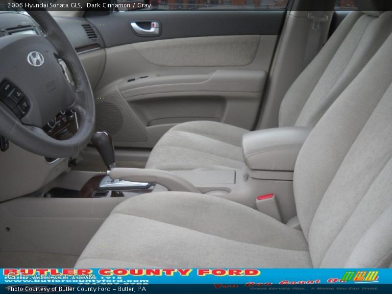 Dark Cinnamon / Gray 2006 Hyundai Sonata GLS