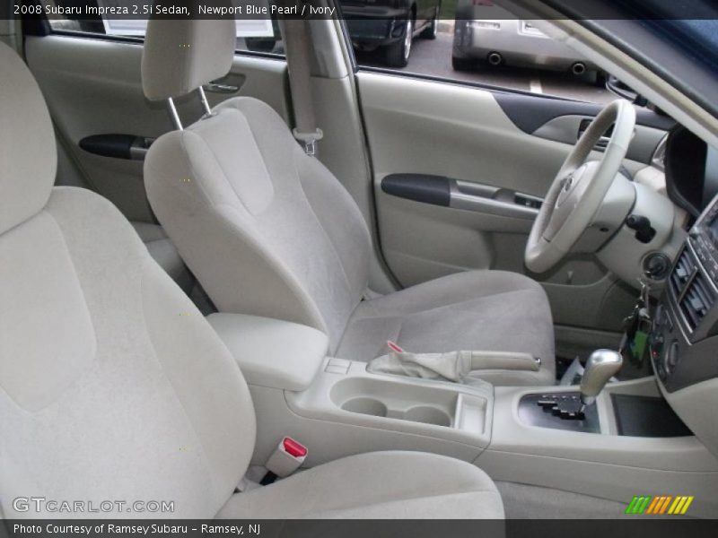 Newport Blue Pearl / Ivory 2008 Subaru Impreza 2.5i Sedan