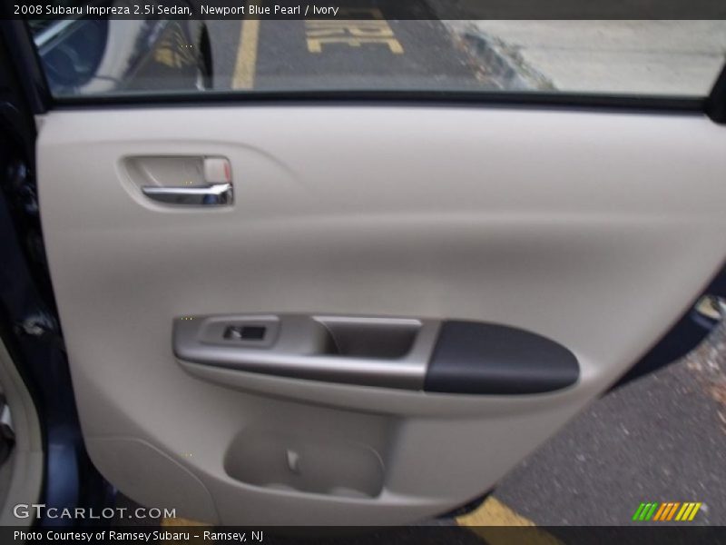 Newport Blue Pearl / Ivory 2008 Subaru Impreza 2.5i Sedan