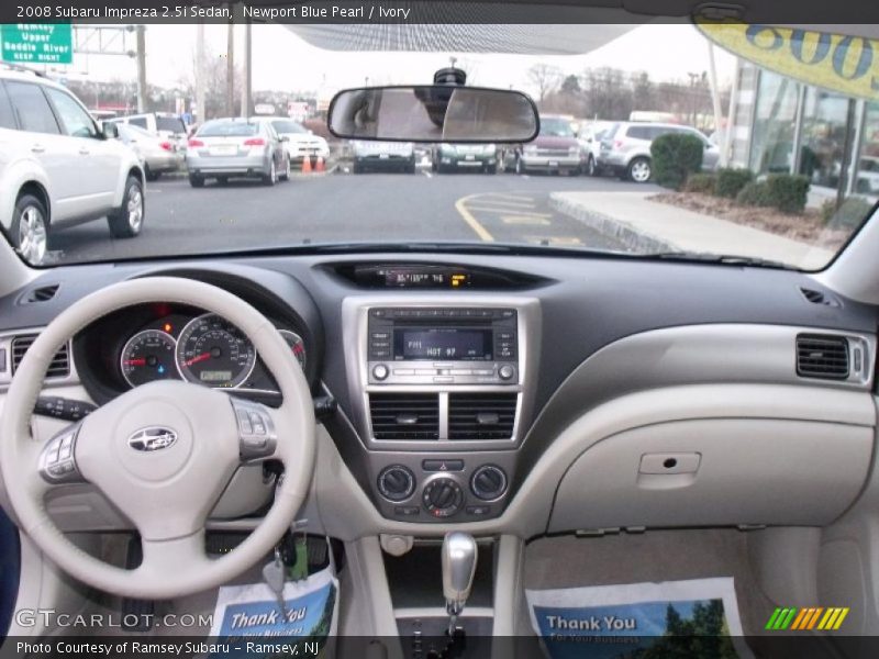 Newport Blue Pearl / Ivory 2008 Subaru Impreza 2.5i Sedan