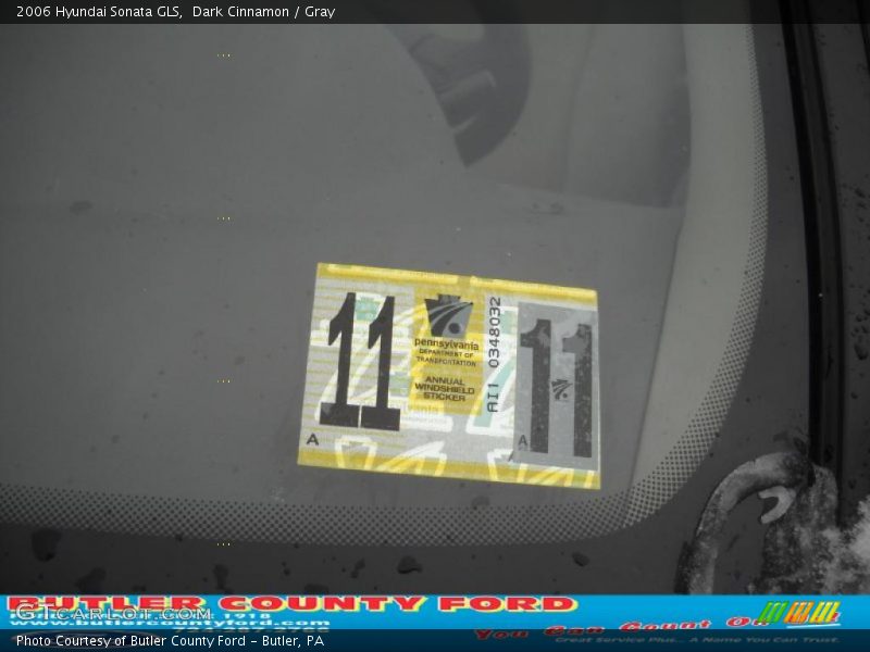 Dark Cinnamon / Gray 2006 Hyundai Sonata GLS