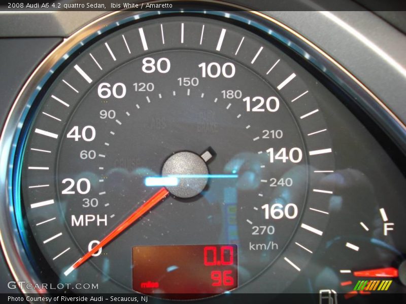 Ibis White / Amaretto 2008 Audi A6 4.2 quattro Sedan