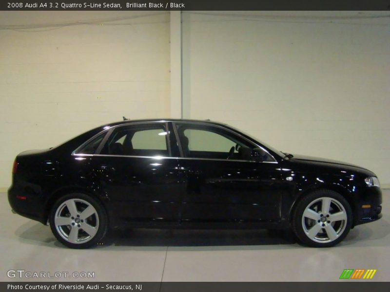 Brilliant Black / Black 2008 Audi A4 3.2 Quattro S-Line Sedan