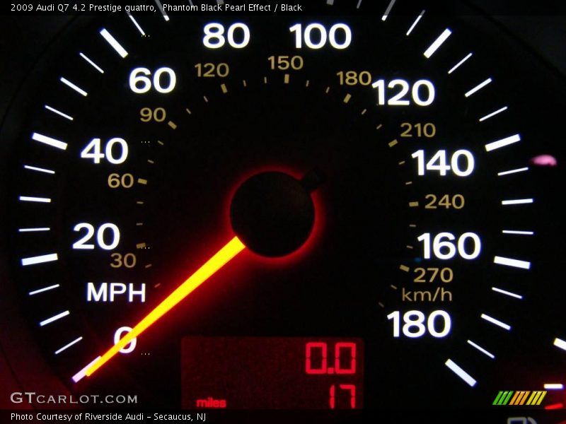 Phantom Black Pearl Effect / Black 2009 Audi Q7 4.2 Prestige quattro