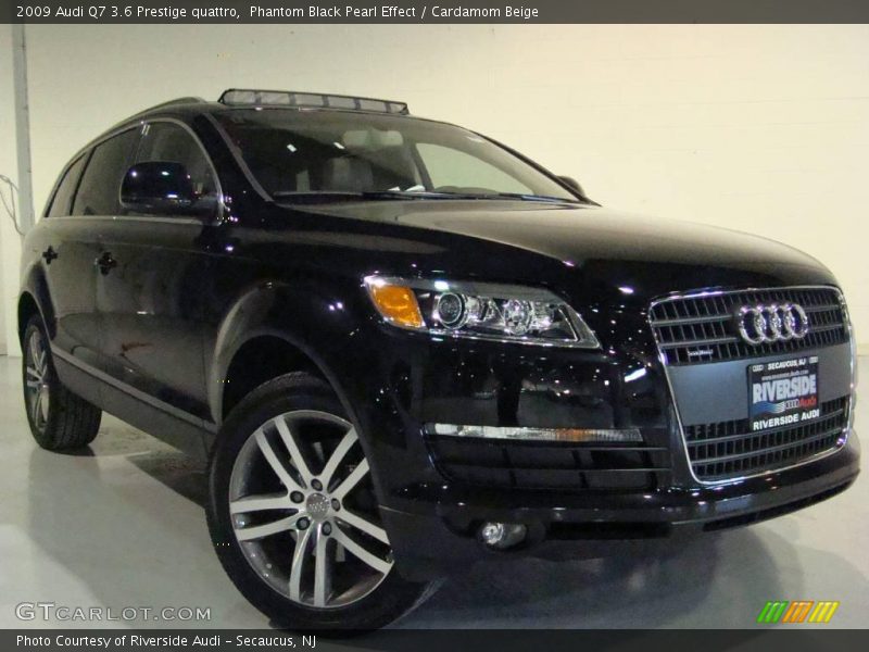 Phantom Black Pearl Effect / Cardamom Beige 2009 Audi Q7 3.6 Prestige quattro