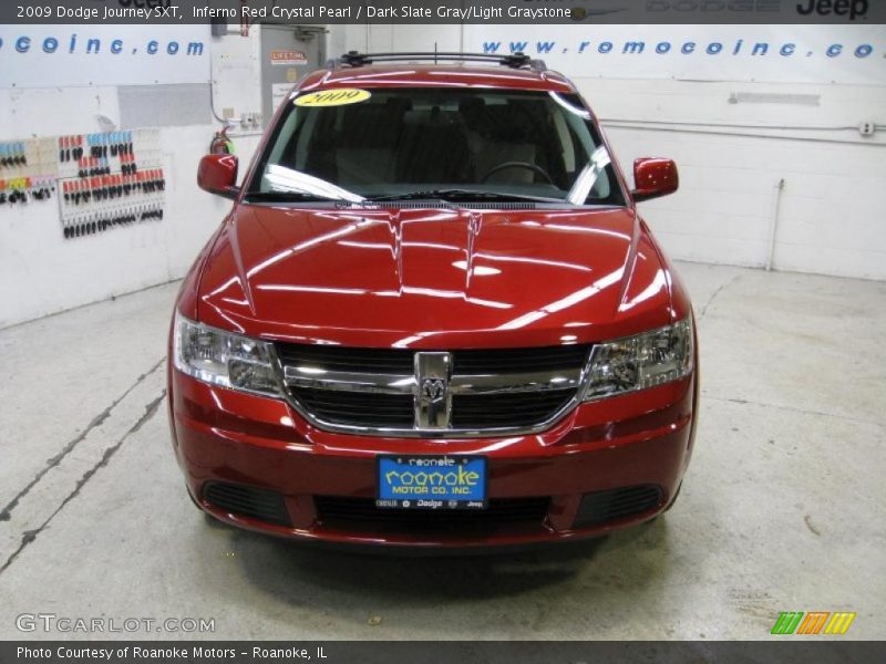 Inferno Red Crystal Pearl / Dark Slate Gray/Light Graystone 2009 Dodge Journey SXT