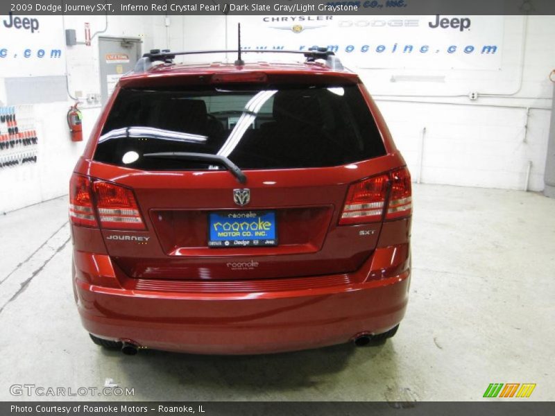 Inferno Red Crystal Pearl / Dark Slate Gray/Light Graystone 2009 Dodge Journey SXT