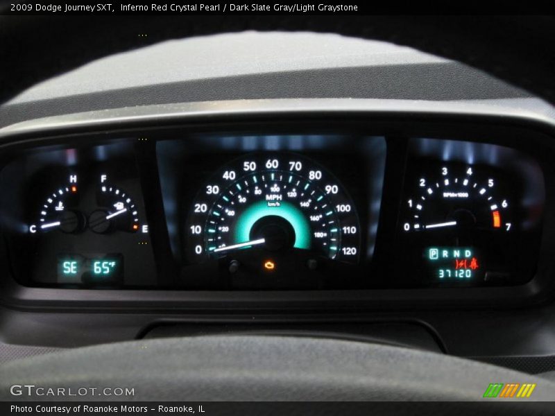 Inferno Red Crystal Pearl / Dark Slate Gray/Light Graystone 2009 Dodge Journey SXT