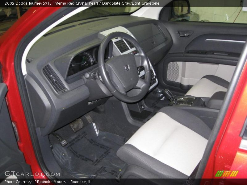 Inferno Red Crystal Pearl / Dark Slate Gray/Light Graystone 2009 Dodge Journey SXT