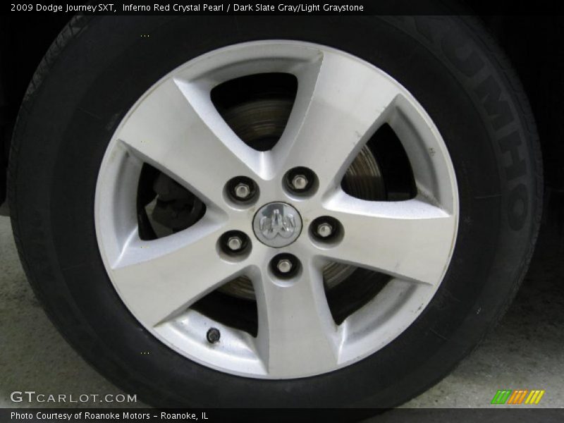 Inferno Red Crystal Pearl / Dark Slate Gray/Light Graystone 2009 Dodge Journey SXT