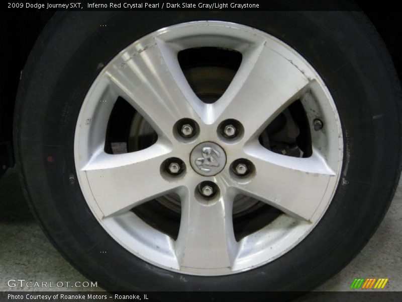 Inferno Red Crystal Pearl / Dark Slate Gray/Light Graystone 2009 Dodge Journey SXT