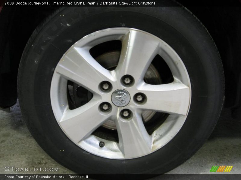 Inferno Red Crystal Pearl / Dark Slate Gray/Light Graystone 2009 Dodge Journey SXT
