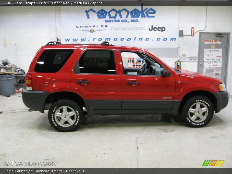 Bright Red / Medium Graphite 2002 Ford Escape XLT V6