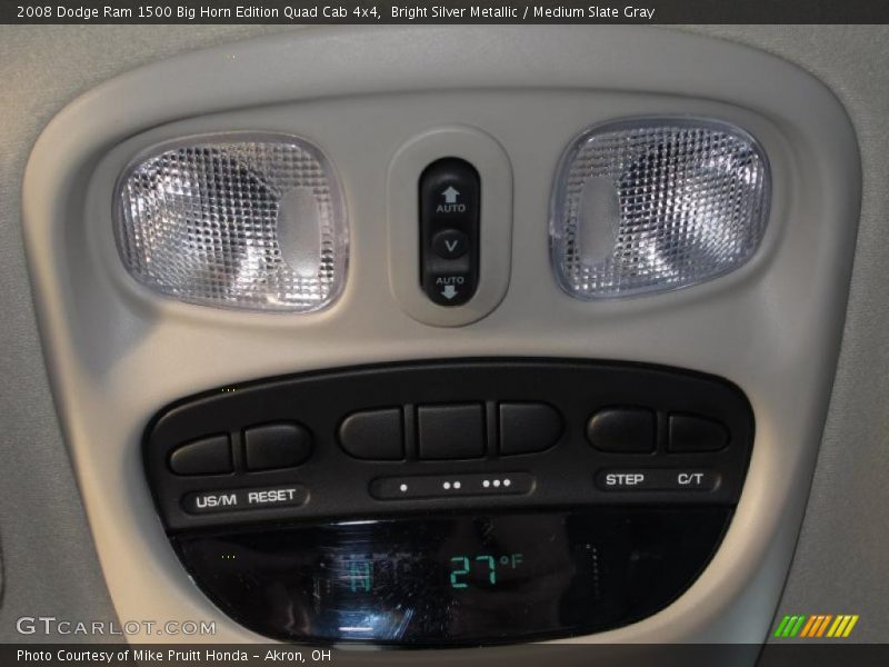 Bright Silver Metallic / Medium Slate Gray 2008 Dodge Ram 1500 Big Horn Edition Quad Cab 4x4