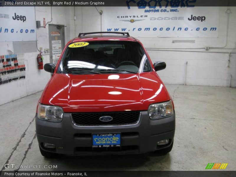 Bright Red / Medium Graphite 2002 Ford Escape XLT V6