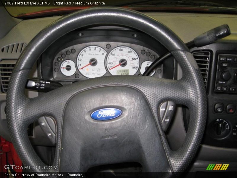Bright Red / Medium Graphite 2002 Ford Escape XLT V6