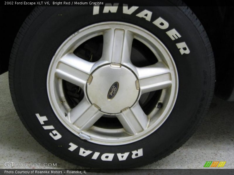 Bright Red / Medium Graphite 2002 Ford Escape XLT V6