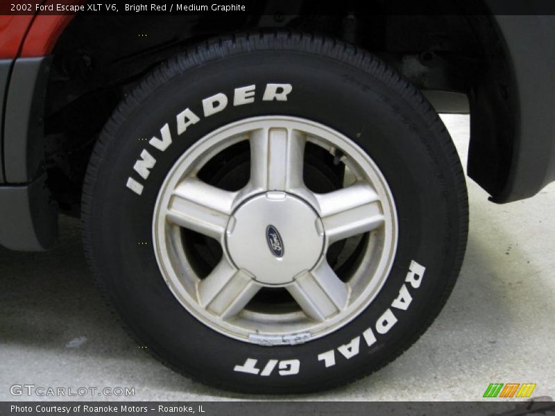 Bright Red / Medium Graphite 2002 Ford Escape XLT V6