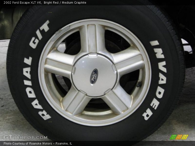 Bright Red / Medium Graphite 2002 Ford Escape XLT V6