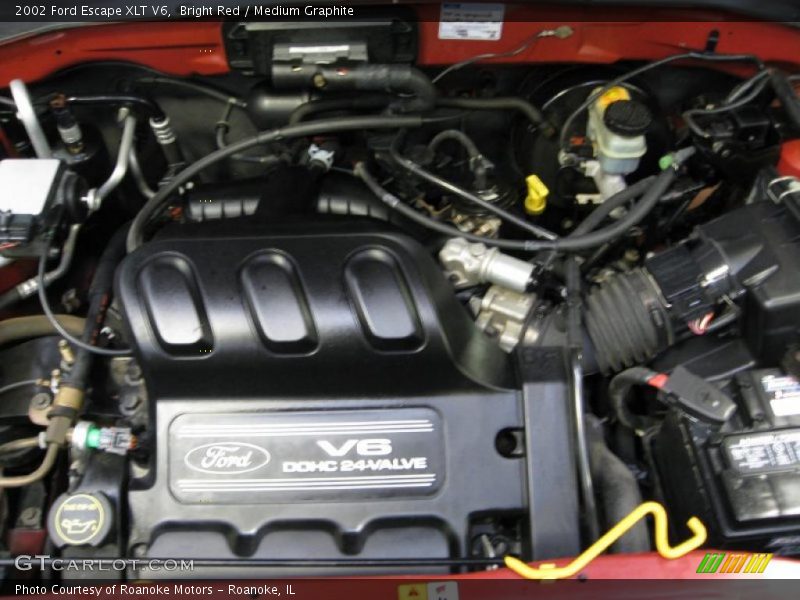 Bright Red / Medium Graphite 2002 Ford Escape XLT V6
