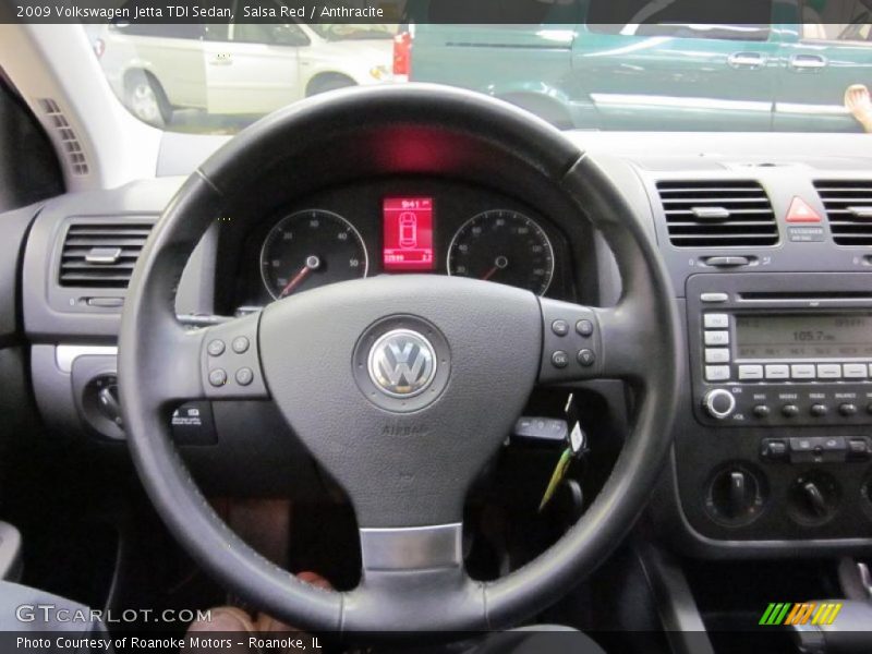 Salsa Red / Anthracite 2009 Volkswagen Jetta TDI Sedan