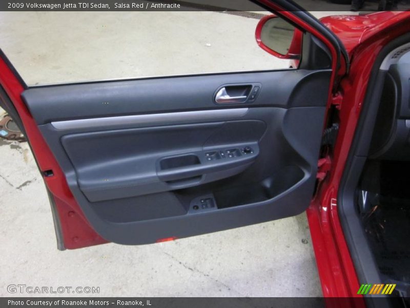 Salsa Red / Anthracite 2009 Volkswagen Jetta TDI Sedan