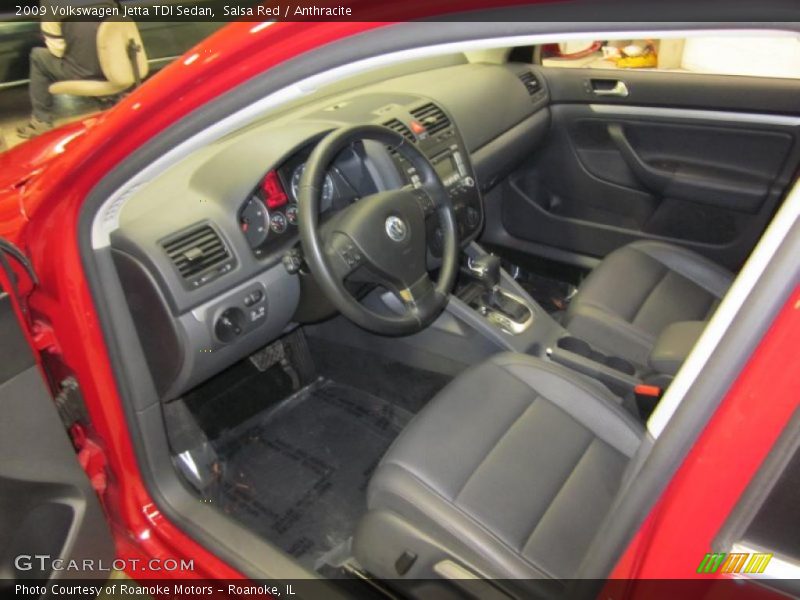 Salsa Red / Anthracite 2009 Volkswagen Jetta TDI Sedan