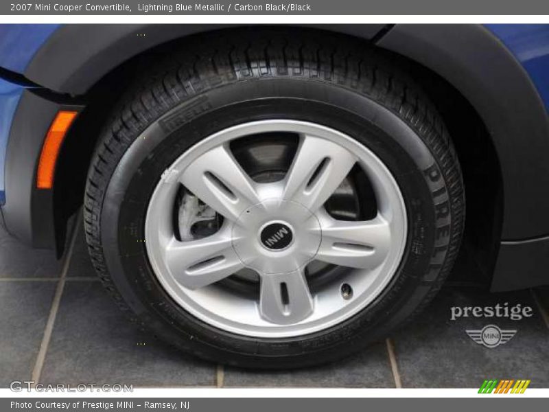 Lightning Blue Metallic / Carbon Black/Black 2007 Mini Cooper Convertible