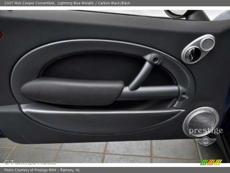 Lightning Blue Metallic / Carbon Black/Black 2007 Mini Cooper Convertible