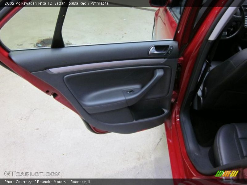 Salsa Red / Anthracite 2009 Volkswagen Jetta TDI Sedan