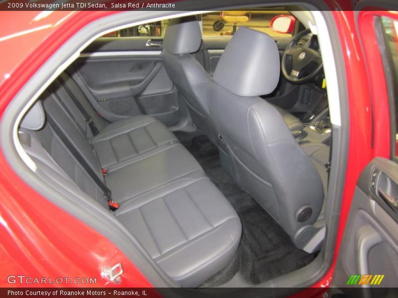 Salsa Red / Anthracite 2009 Volkswagen Jetta TDI Sedan