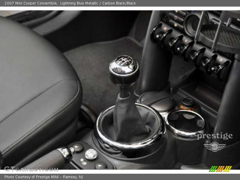 Lightning Blue Metallic / Carbon Black/Black 2007 Mini Cooper Convertible