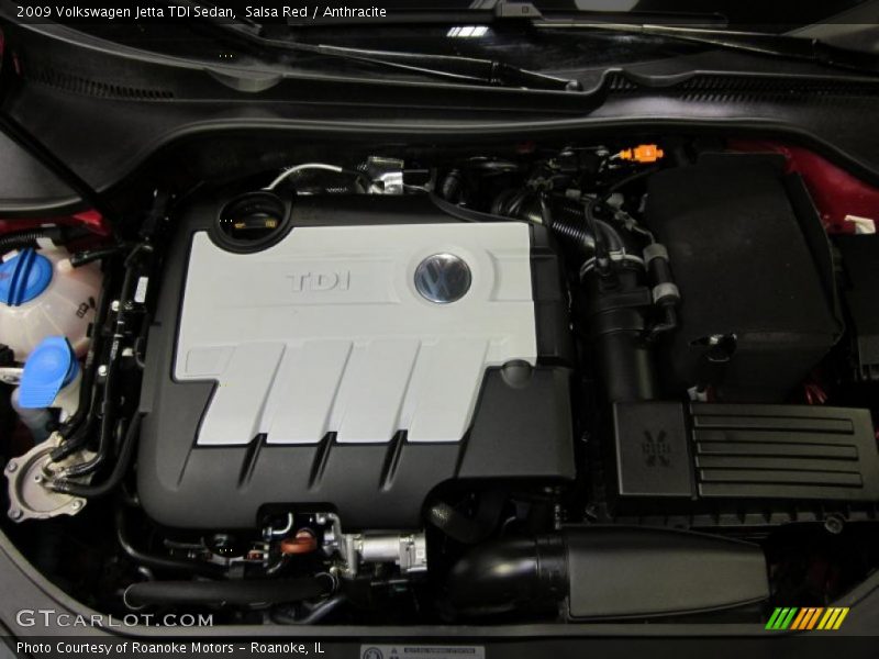 Salsa Red / Anthracite 2009 Volkswagen Jetta TDI Sedan