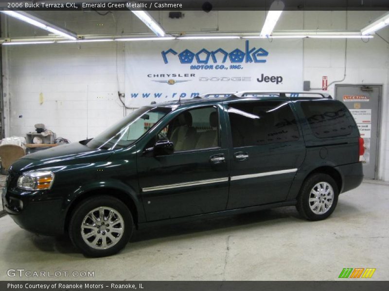 Emerald Green Metallic / Cashmere 2006 Buick Terraza CXL