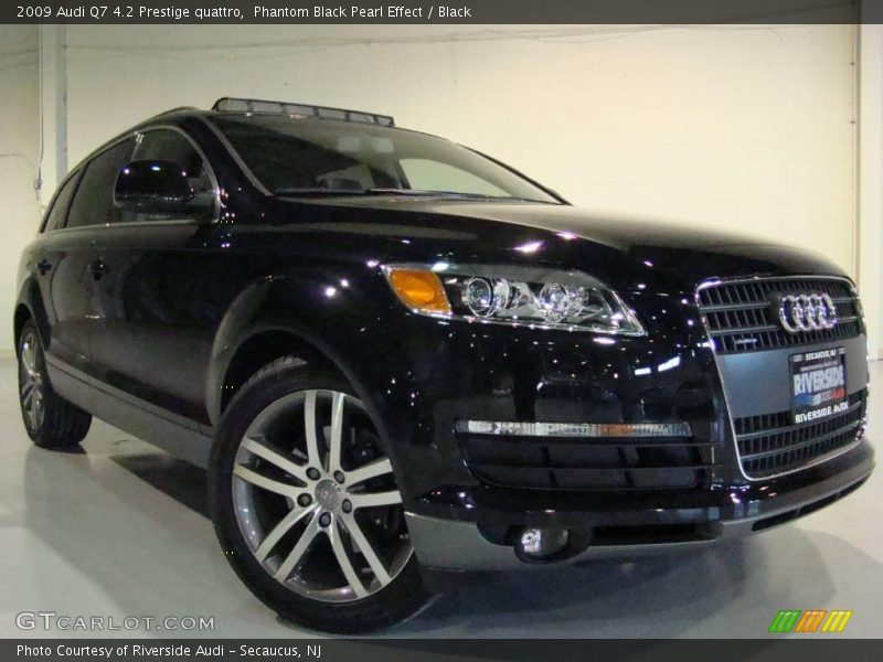 Phantom Black Pearl Effect / Black 2009 Audi Q7 4.2 Prestige quattro