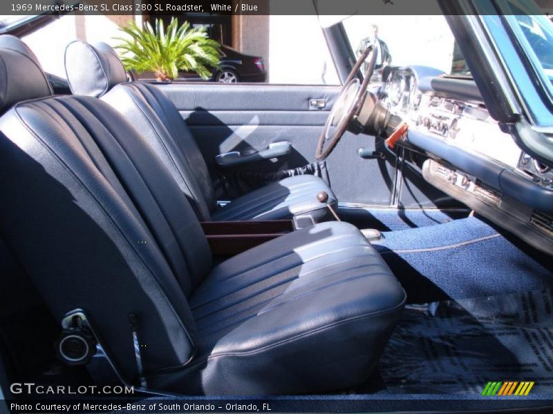  1969 SL Class 280 SL Roadster Blue Interior