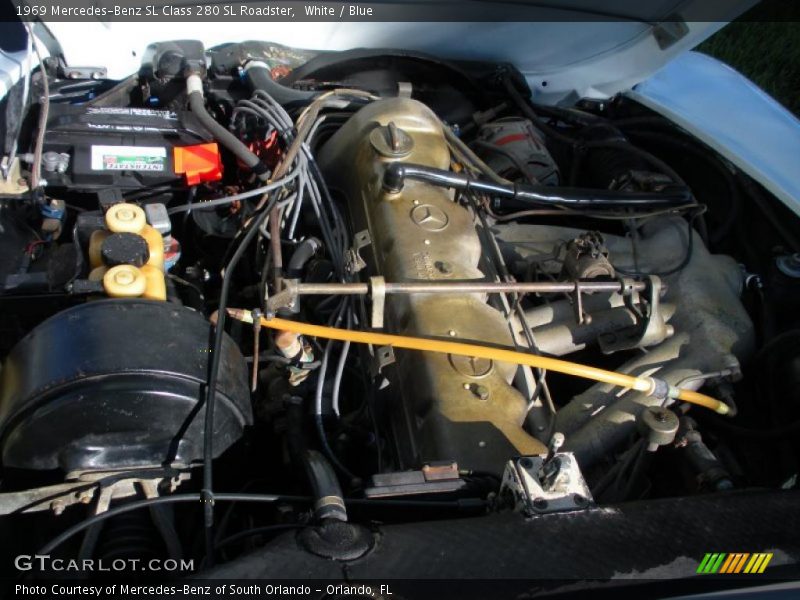  1969 SL Class 280 SL Roadster Engine - 2.8 Liter SOHC 12-Valve Inline 6 Cylinder