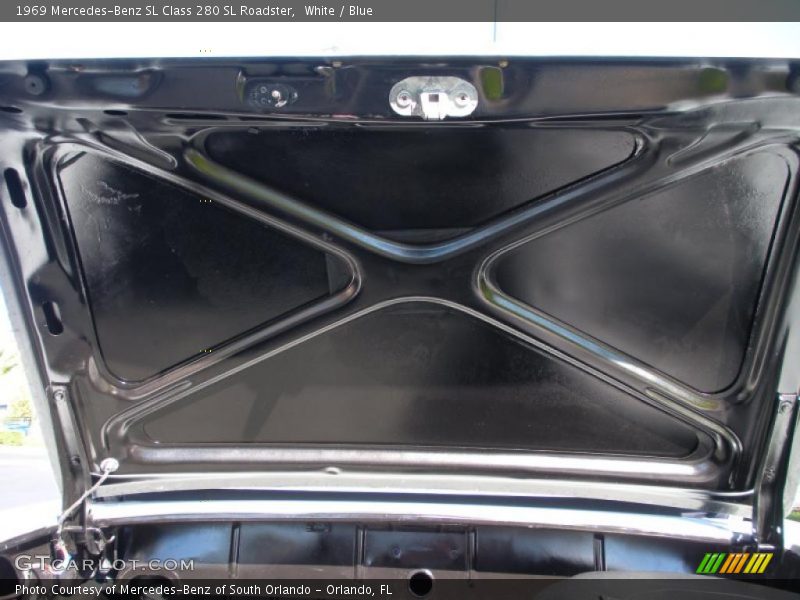 White / Blue 1969 Mercedes-Benz SL Class 280 SL Roadster
