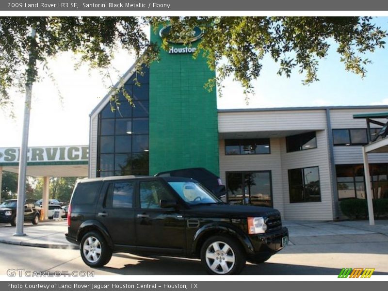 Santorini Black Metallic / Ebony 2009 Land Rover LR3 SE
